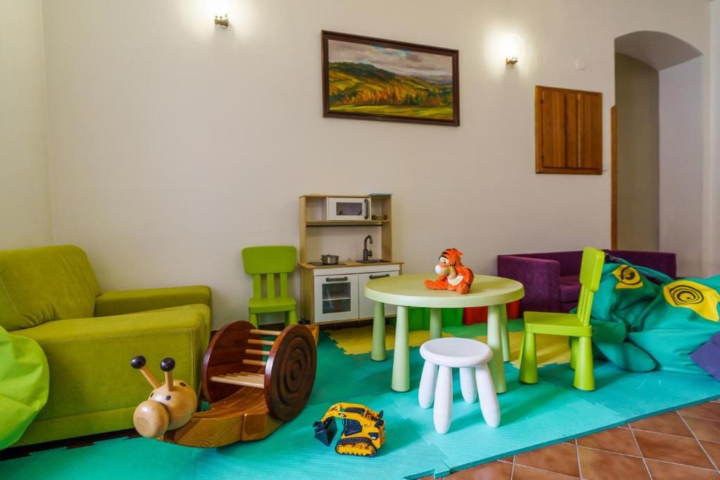 Kids' corner at Hotel U Labutě